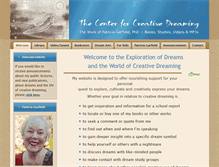Tablet Screenshot of creativedreaming.org